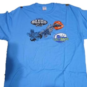 2019 Cincy Blues Fest Volunteer Shirt, Blue, 3XL item