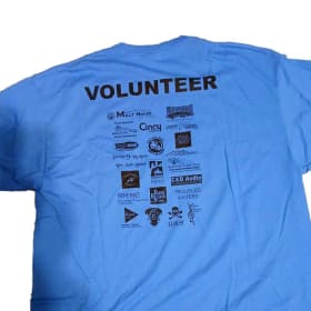2019 Cincy Blues Fest Volunteer Shirt, Blue, 3XL item