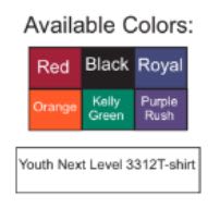Next Level Youth Tshirt with White Club EMU Logo (YXS-YXL) item