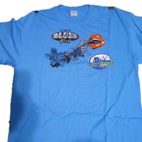 2019 Cincy Blues Fest Volunteer Shirt, Blue, 2XL item