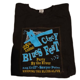 25th Cincy Blues Fest, Black 4XL item