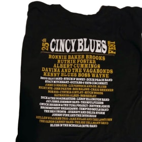 25th Cincy Blues Fest, Black, 4XL item