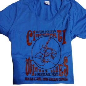 2018 Winter Blues Fest, Blue, Women's L item
