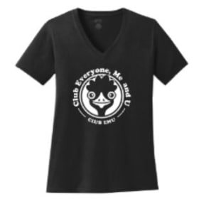 Port&Co Women's Tshirt with White Club EMU Logo(3X and up) item