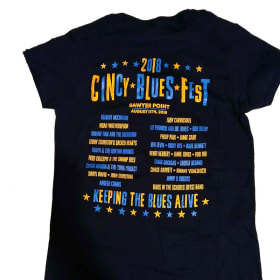 2018 Cincy Blues Fest, Black, 3XL item