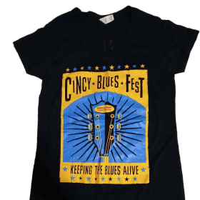 2018 Cincy Blues Fest, Black, Women's L item