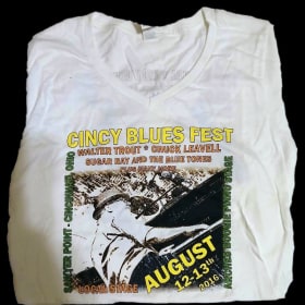2016 Cincy Blues Fest, White, Women's L item