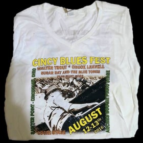 2016 Cincy Blues Fest, White, Women's XL item