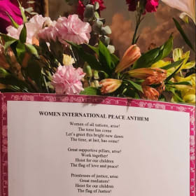 A Masterpiece of Poetry for Women Laminated and  Crafted wit item