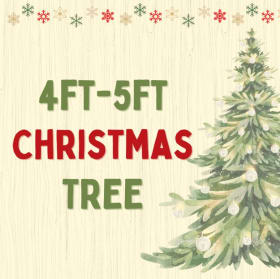 4ft-5ft Christmas Tree With Stand item