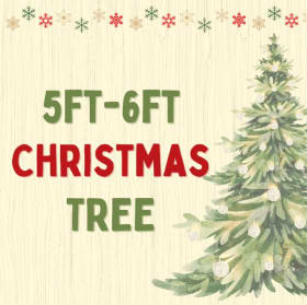 5ft - 6ft Christmas Tree With Stand item