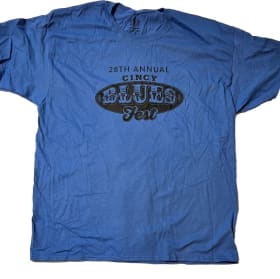 28th Annual Cincy Blues Fest Volunteer, Blue, M item