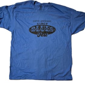 28th Annual Cincy Blues Fest Volunteer, Blue, XL item