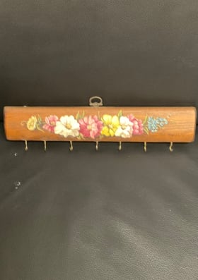 Hand painted Wooden Key Holder item