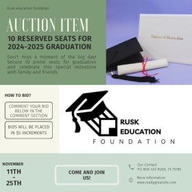 10 Reserved Seats for 2025 Graduation item