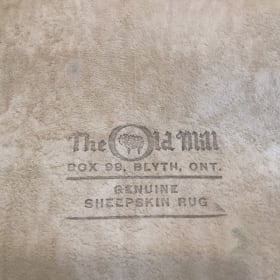 Genuine Sheepskin Rug - The Old Mill item