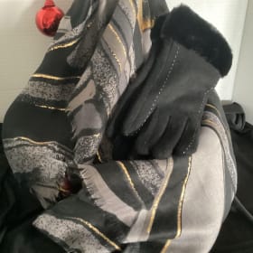 Dress Scarf & Glove Set item