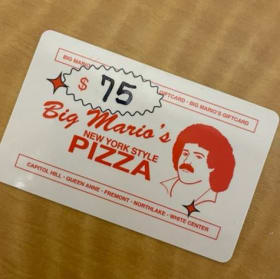 Big Marios Gift Card $75 item