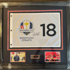 Fred Couples Signed / Framed Ryder Cup Flag item
