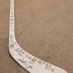50th Anniversary Stick - Signed by All 2021 Canucks item