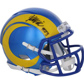 LA Rams  Kyren Williams Signed Mini Helmet item