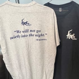 Classic T-shirt - "We will not go quietly into the night" item