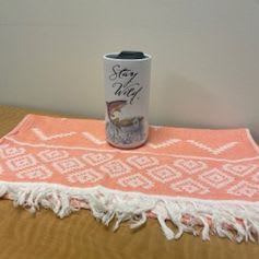 Travel Mug and Hand Towel Bundle item