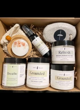 Indulgent skin care basket item