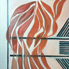 Mary Valverde Original Painting: "Marks and Measures no.6" item