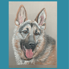 Custom Painted Pet Portrait by Ursh item
