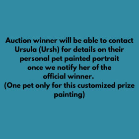 Custom Painted Pet Portrait by Ursh item