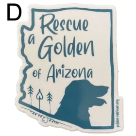 D - RAGofAZ Plastic Sticker-AZ 4" x 3" item