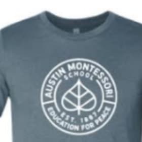 NEW! AMS Logo Adult T-Shirt, Heather Slate item