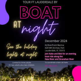 Nighttime Boat Tour item