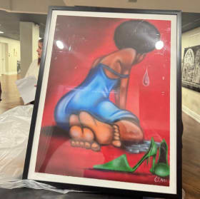 A Woman's Tears (framed) item