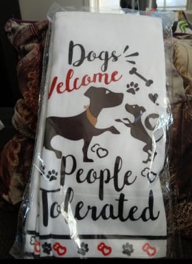 $25 gift card & a big dane welcome item