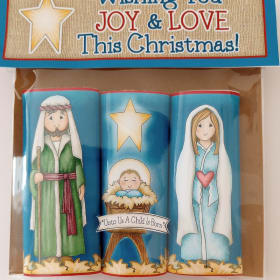 Joy & Love Nativity scene Hershey Snacks item