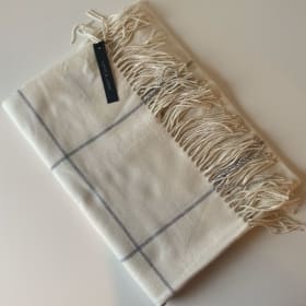 Love & Lore white plaid scarf item