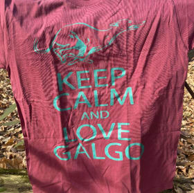T-Shirt KEEP CALM AND GALGO item