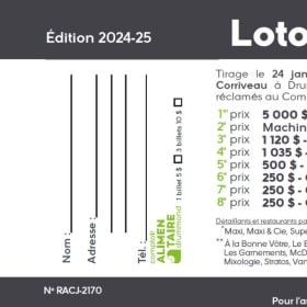 Loto-Guignolée (1 billet) item