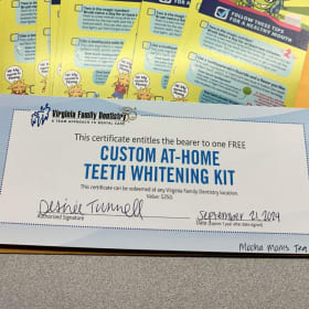 At-Home Teeth Whitening Kit Certificate item