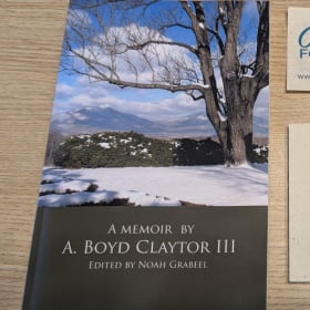 Boyd Claytor's Memoir item