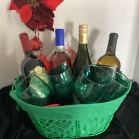 Glass Turkey Basket # 2 item