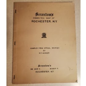 Scrantom's Dissected Map of Rochester NY (~1940s) item