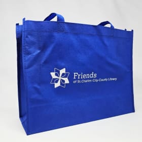 Royal blue tote item