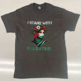 I stand with Palestine (Grey) Youth M item