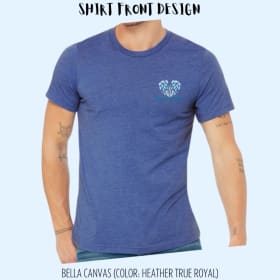 Frosty Paws “Heather True Royal” T-Shirt Size: XXX-LARGE item