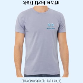 Frosty Paws “Heather Blue” T-Shirt Size: X-LARGE item