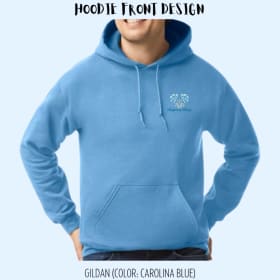 Frosty Paws “Carolina Blue” Hoodie Size: XX-LARGE item
