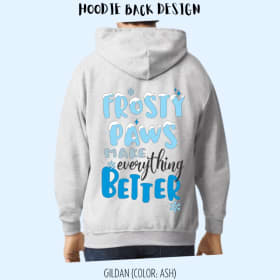 Frosty Paws “Ash” Hoodie Size: X-LARGE item